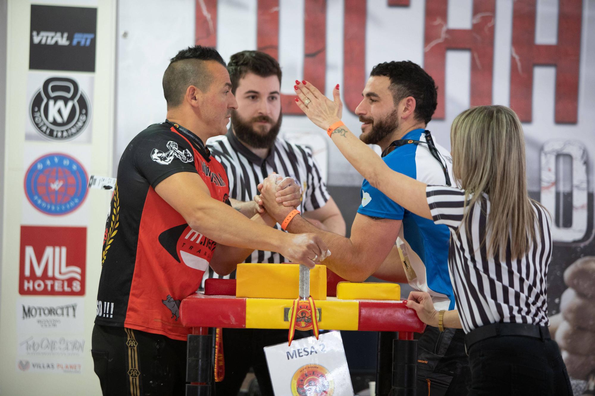 Las imágenes del Campeonato de España de lucha de brazos celebrado en s'Arenal