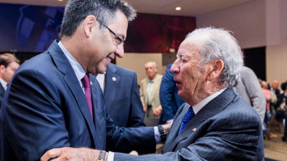 Bartomeu con Núñez en una imagen de archivo