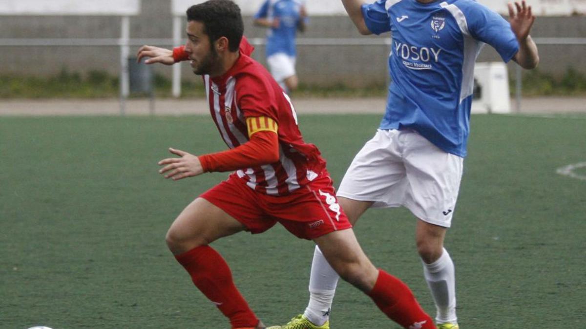 Marc Rovirola quan jugava al Girona B. | ANIOL RESCLOSA