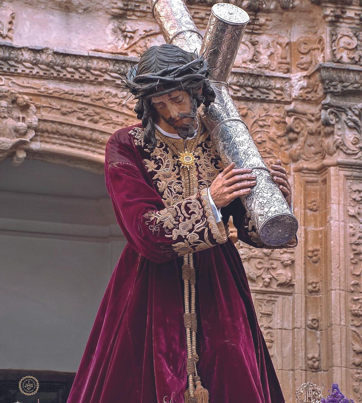 Nuestro Padre Jesús Nazareno, talla que ejecutaba Juan de Mesa hace ya 404 años.