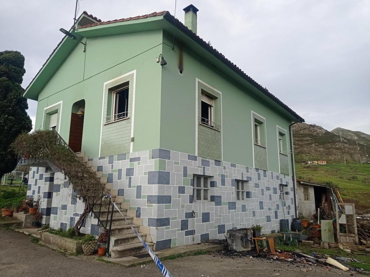 La vivienda en la que falleció Sergio Collía.