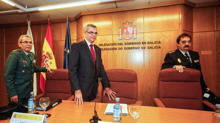 Presentación de la evolución de la criminalidad en la Delegación del Gobierno en Galicia.