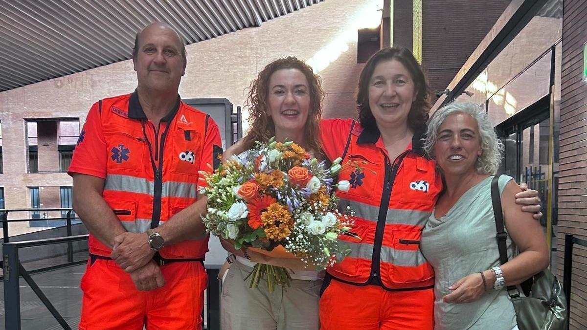 Profesionales de regreso en España tras participar en el segundo contingente de ayuda humanitaria en Venezuela.
