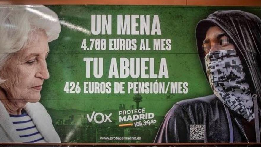 La Fiscalia obre diligències a Vox per delicte d&#039;odi en un cartell electoral