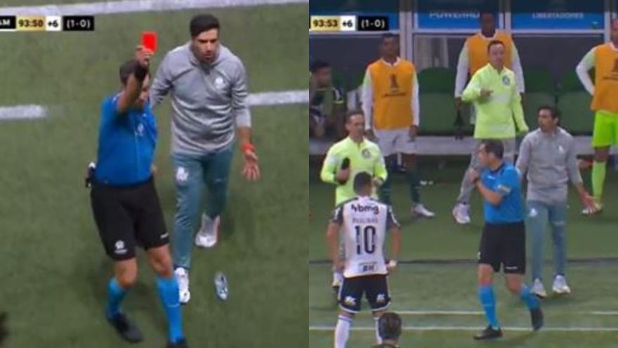 ¡Endrick, expulsado en el banquillo con el Palmeiras!