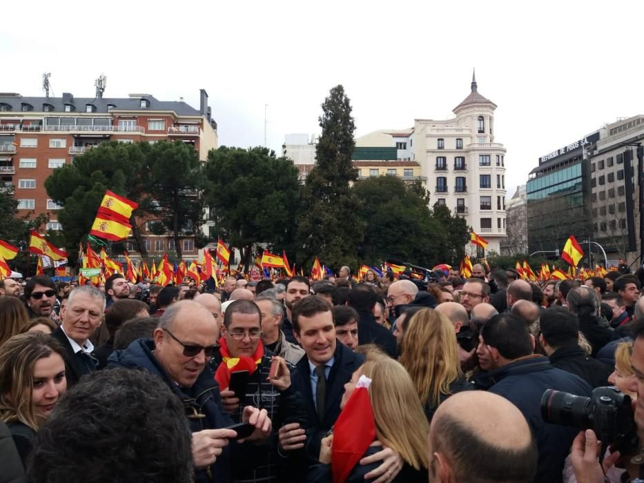 Las imágenes de la concentración en Madrid.