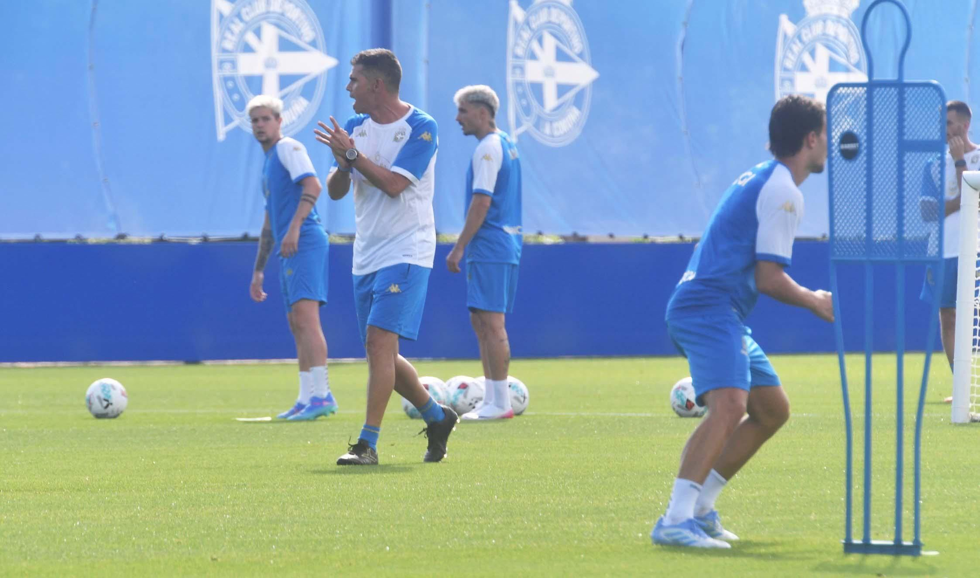 Primer entrenamiento bajo las órdenes de Antonio Hidalgo
