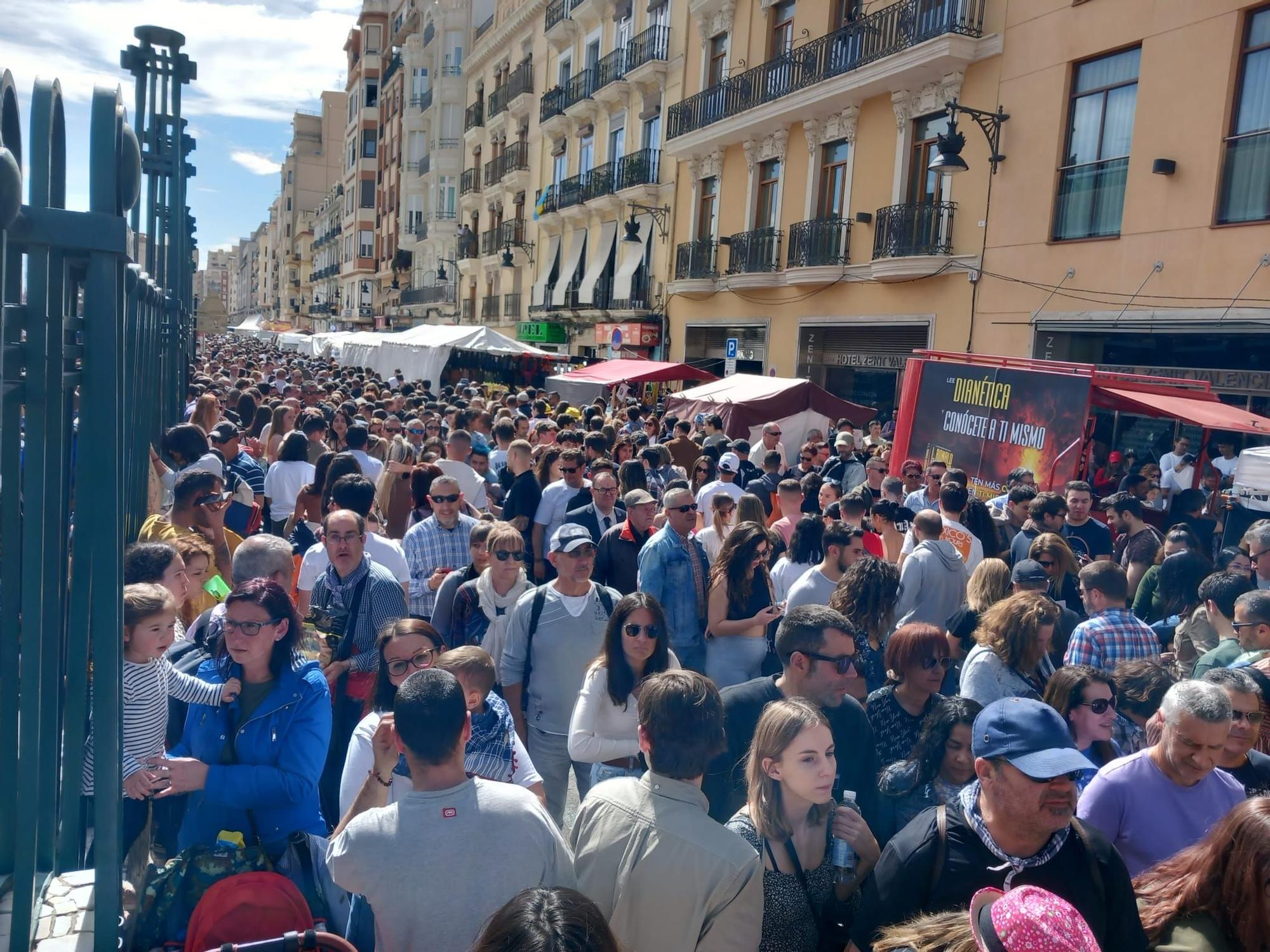 No cabe nadie más en València en el último fin de semana de las Fallas de 2023