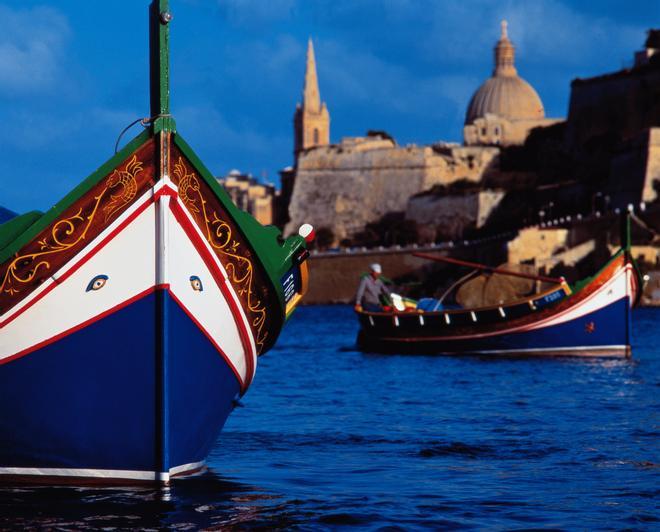 Luzzu, barcos, Malta