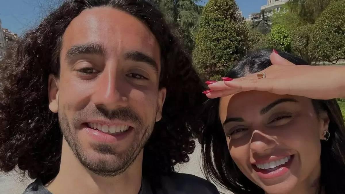 Así es la casa de Marc Cucurella (27 años) y Claudia Rodríguez (26 años) en Londres (antes de su mudanza a Madrid)