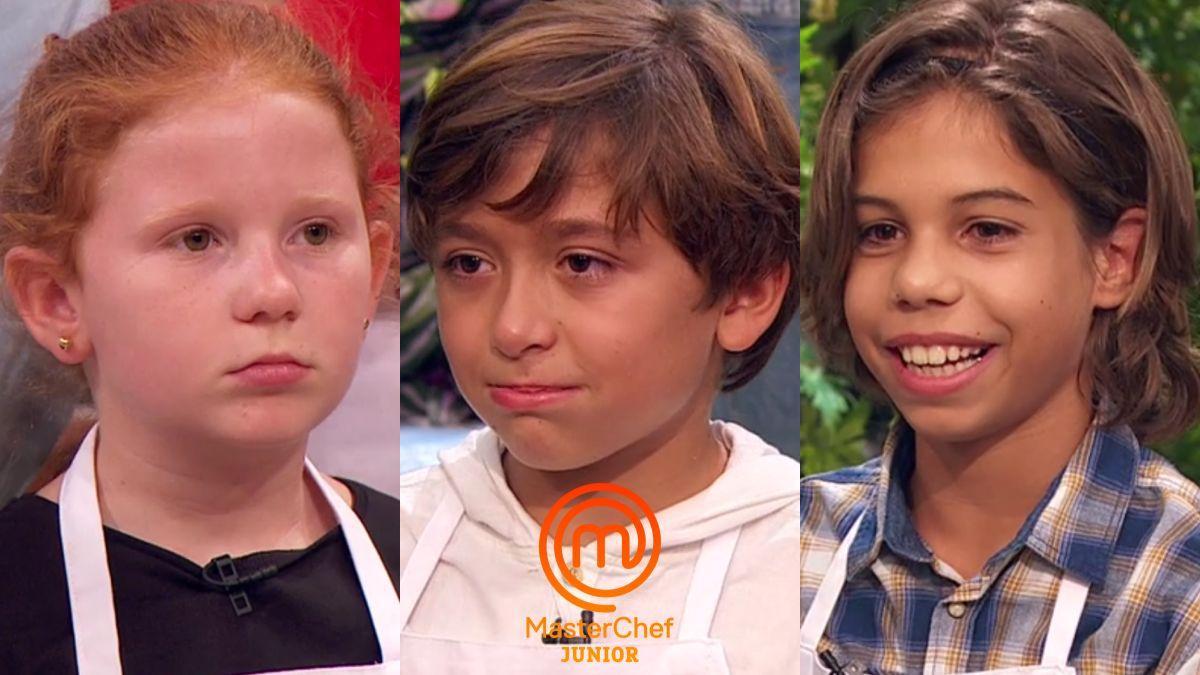 Sara, Rubén y Marcos, primeros expulsados de ’Masterchef Junior 9’.