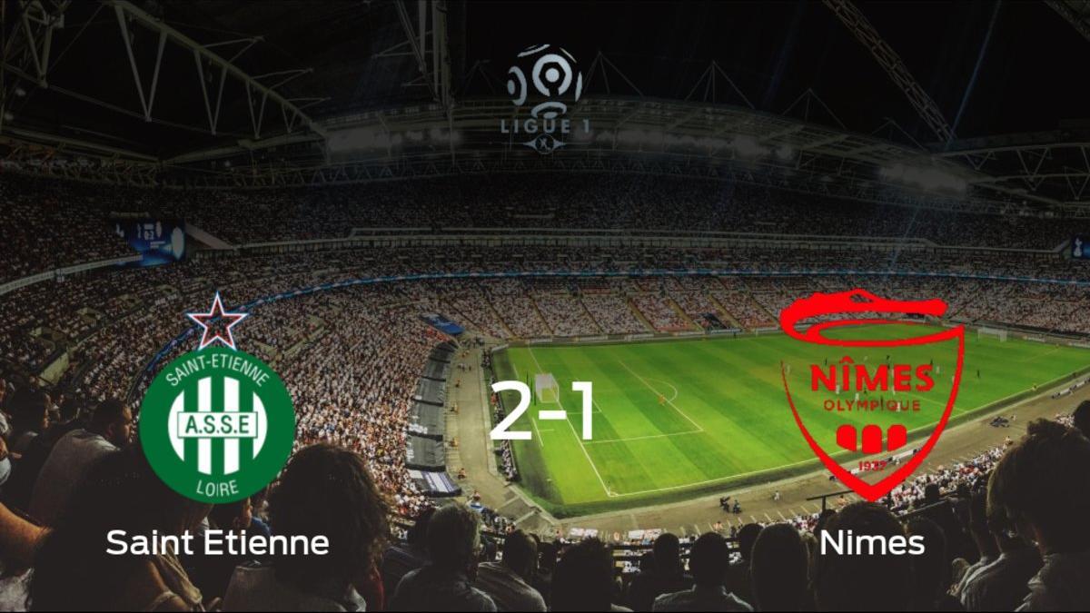 Los tres puntos se quedan en casa: AS Saint Etienne 2-1 Olimpique de Nimes