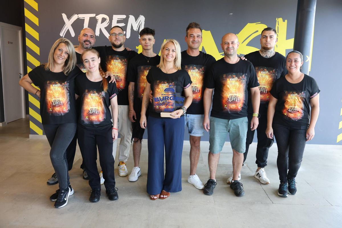 El equipo de Xtrem Smash Burger.