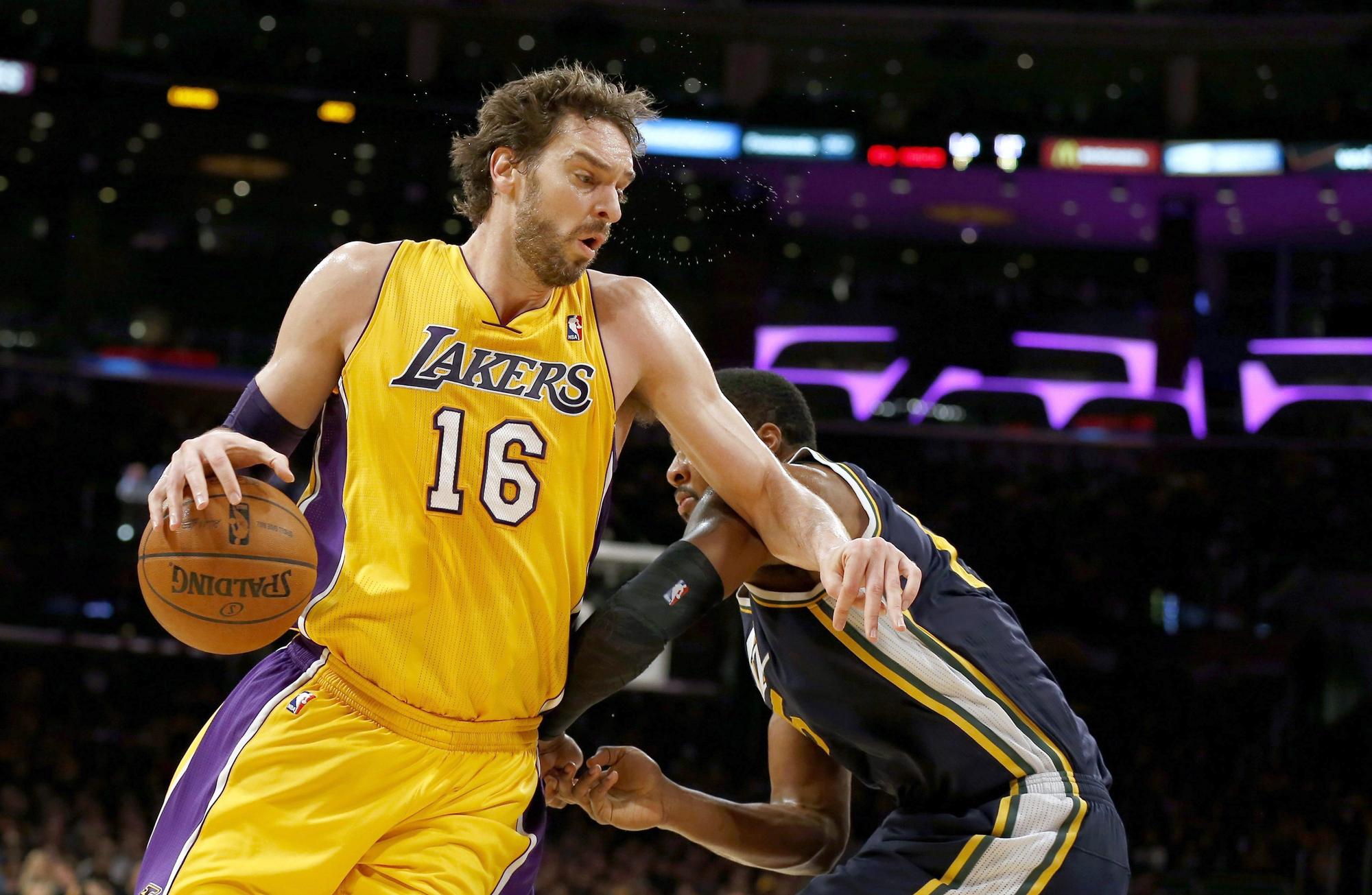 Pau Gasol marcó la historia de los Lakers con dos anillos de campeón junto a Kobe