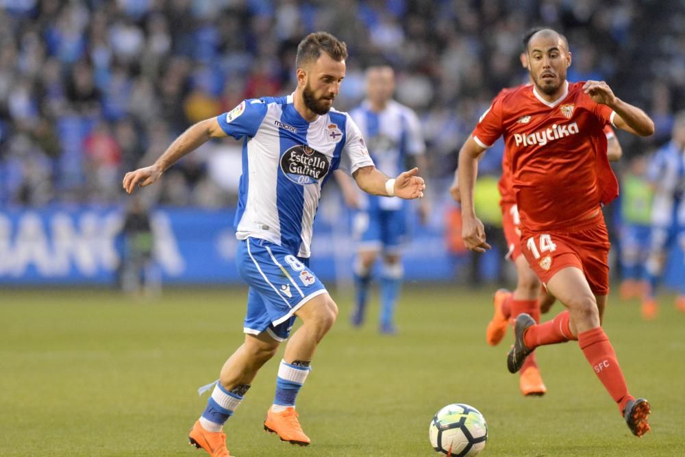 El Dépor no pasa del empate ante el Sevilla