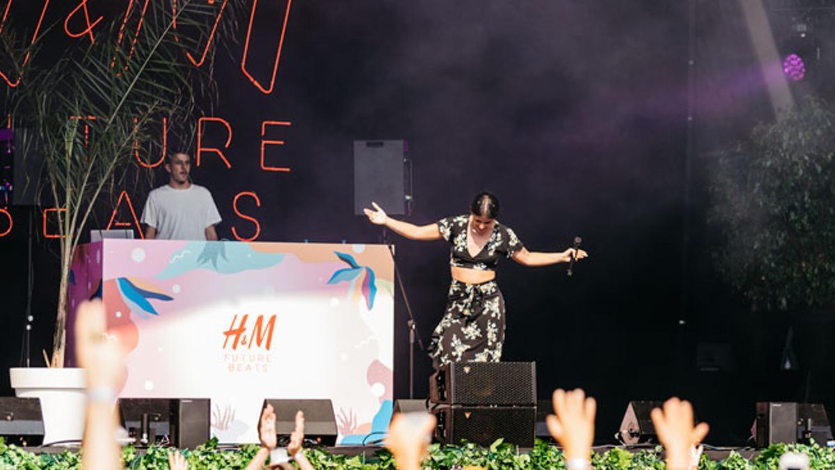 Nathy Peluso en el festival H&amp;M Future Beats