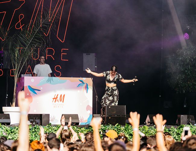 Nathy Peluso en el festival H&M Future Beats