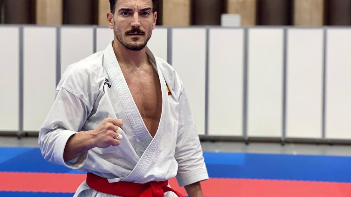 Damián Quintero, durante su participación en los JJOO de Tokio.