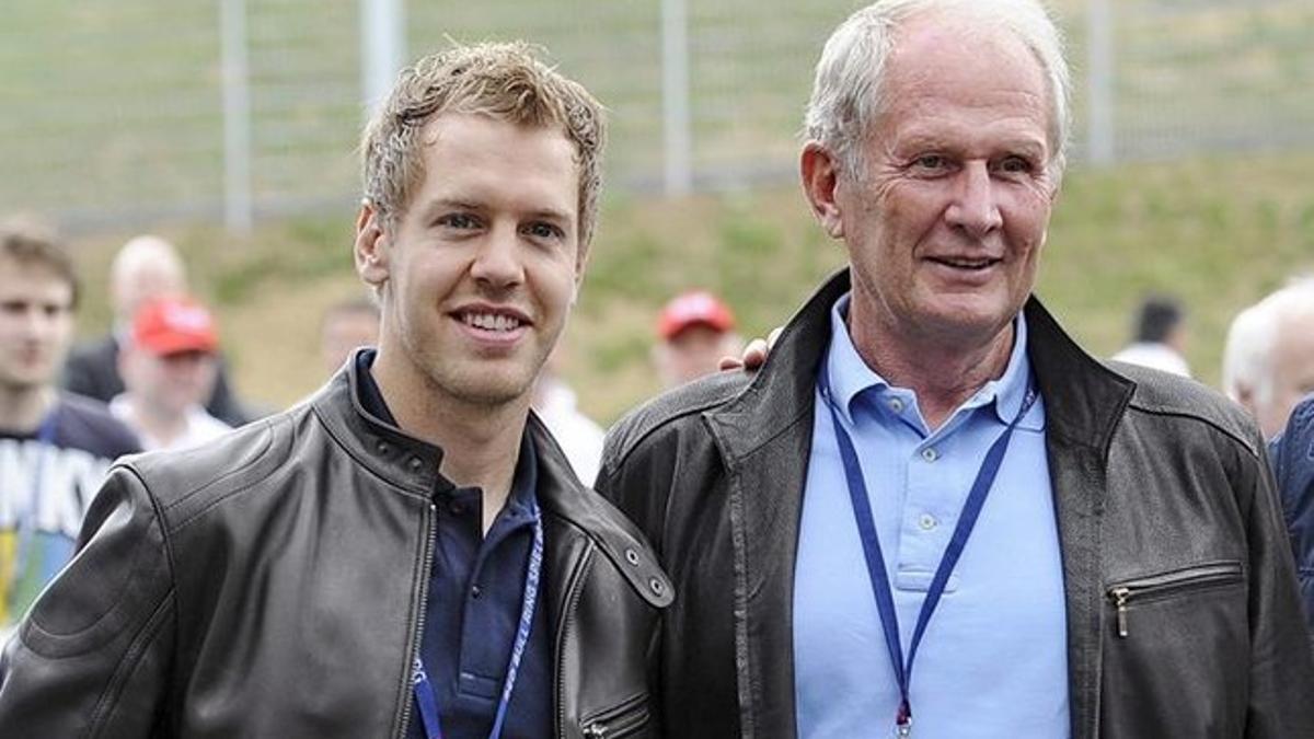 Vettel y Marko, en una imagen de archivo