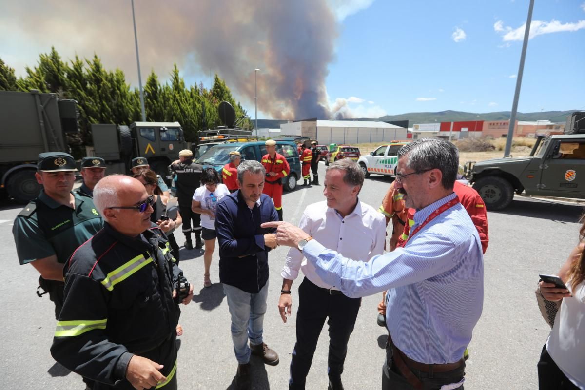 Incendio en la Serra Calderona