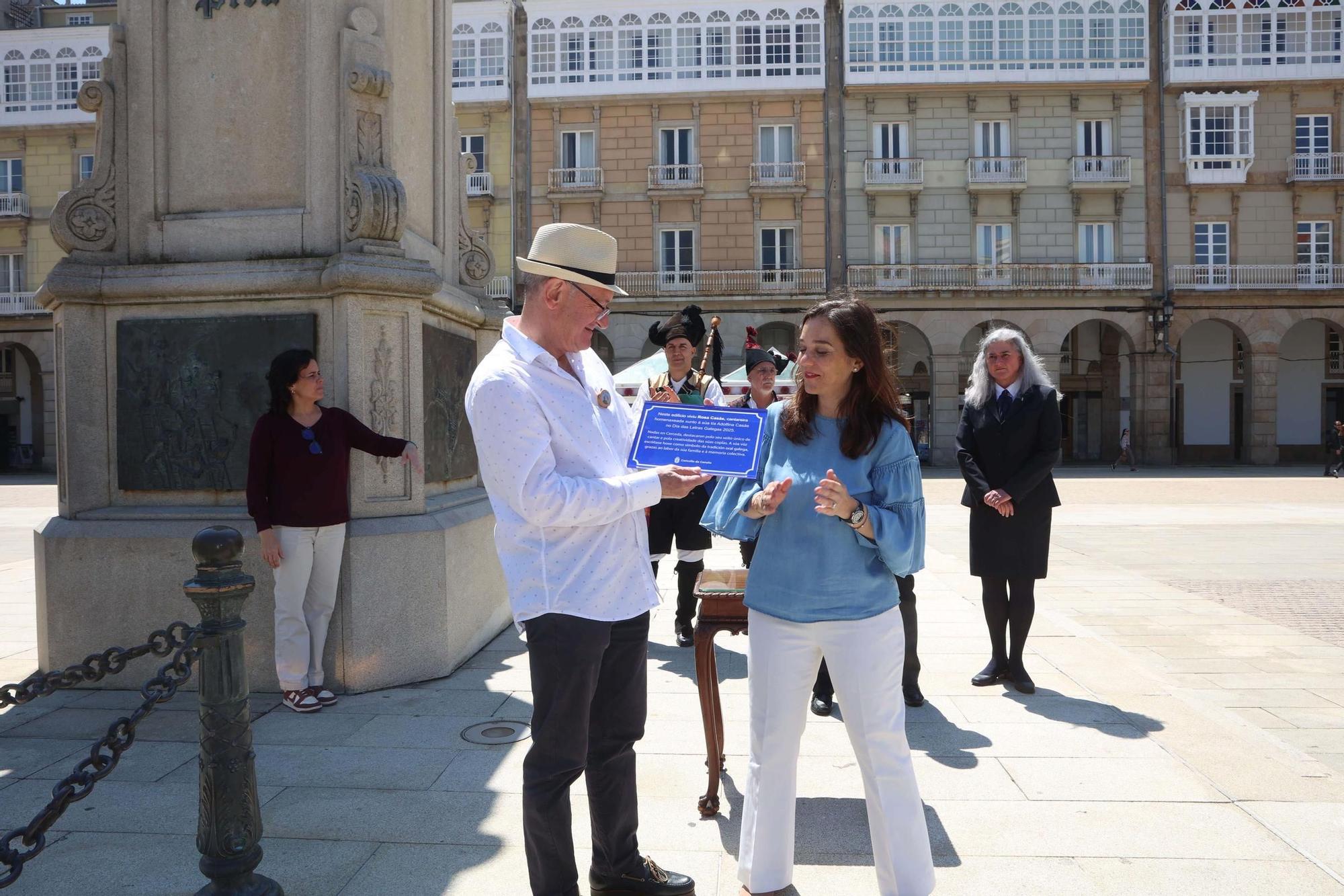 A Coruña abre los actos por el Día das Letras Galegas con un homenaje a las cantareiras