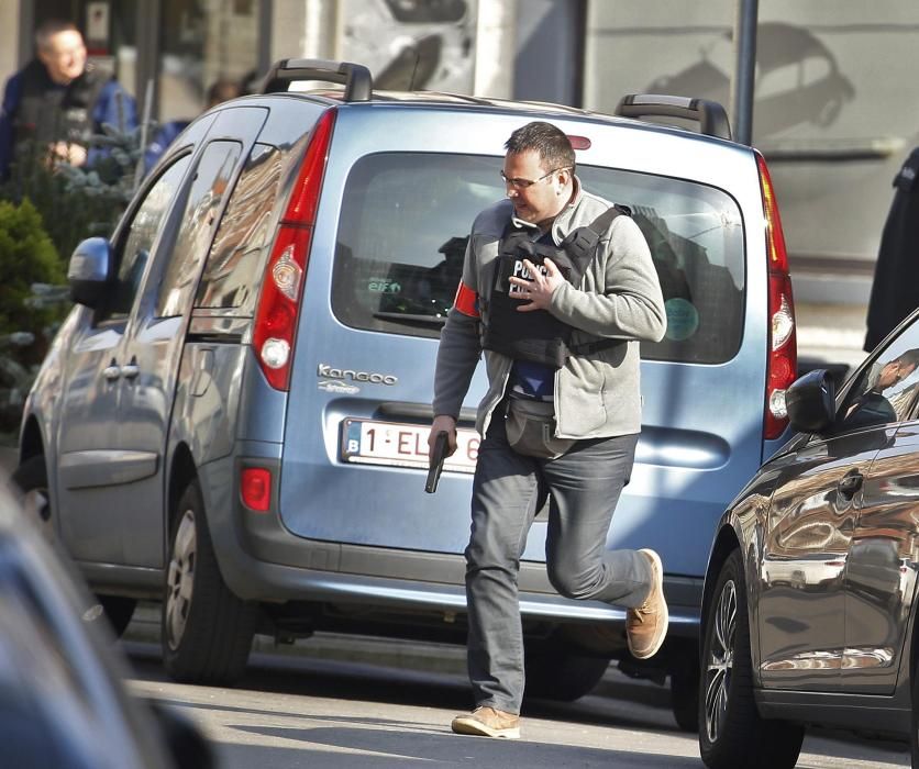 Un agente ha resultado herido durante una operación antiterrorista en Bruselas.