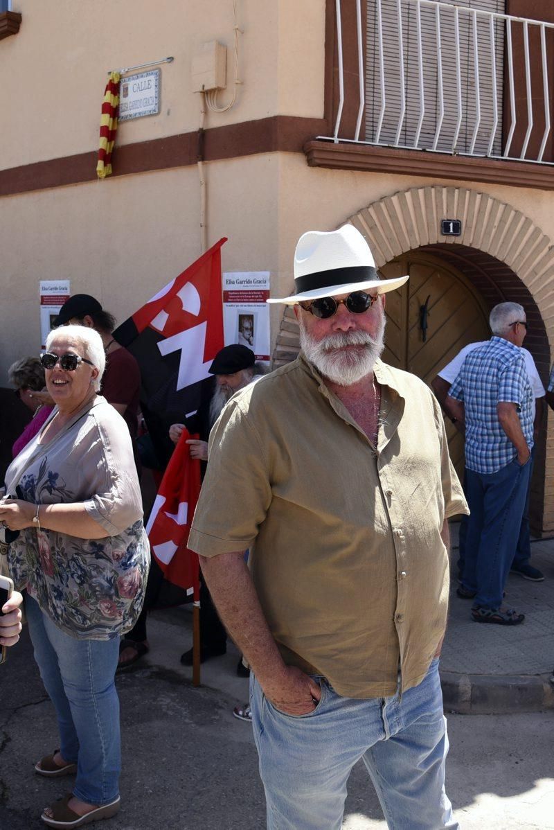 Magallón rinde homenaje a Elisa Garrido, miembro de la Resistencia