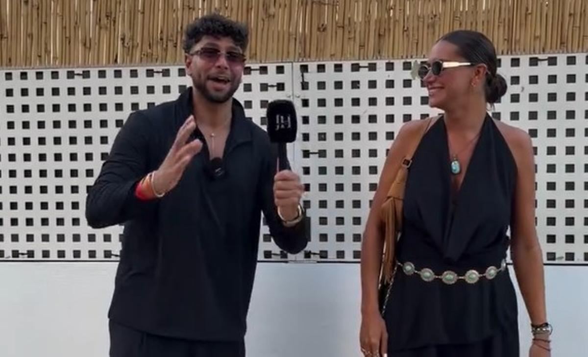 Jordan y Alisa en el inicio del vídeo