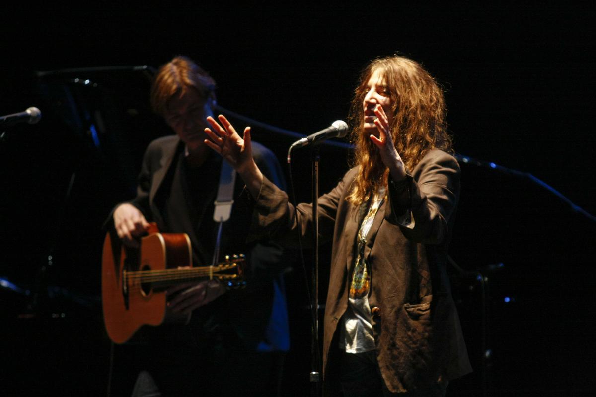 Patti Smith en la Laboral en 2010.