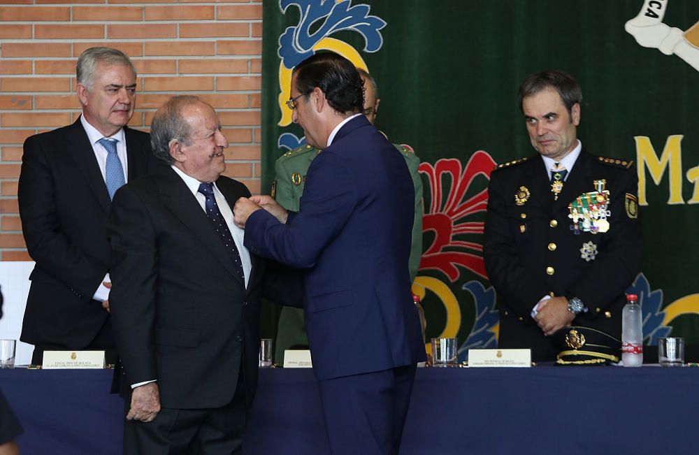 El subdelegado del Gobierno, Miguel Briones, ha presidido el acto y ha centrado gran parte de su discurso al desafío independentista en Cataluña.