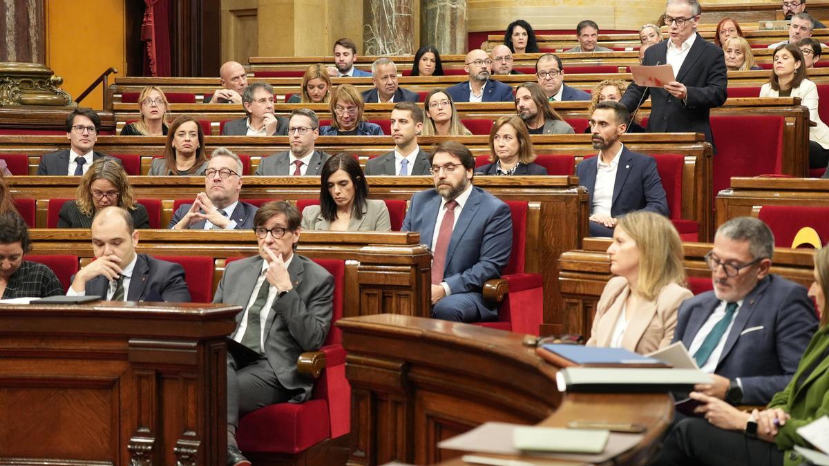 El pleno del Parlament