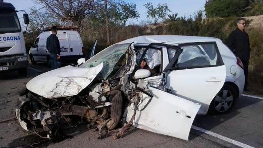 Un herido en un accidente en Alicante