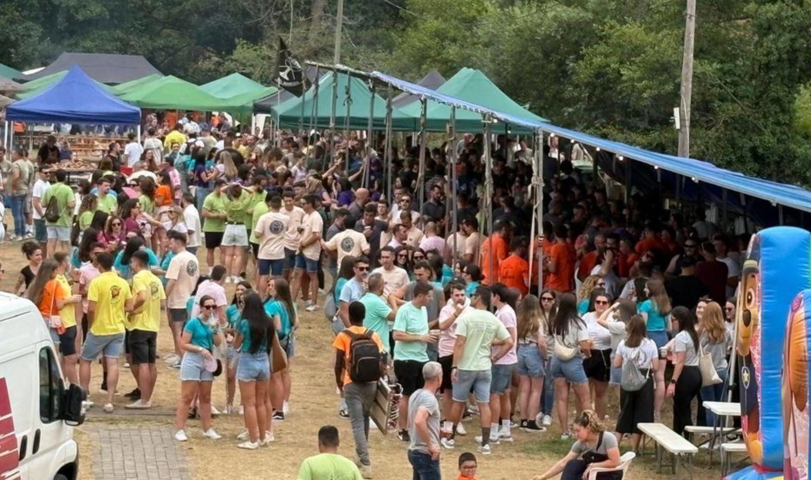 Ambiente durante la romería y procesión del Carmen.