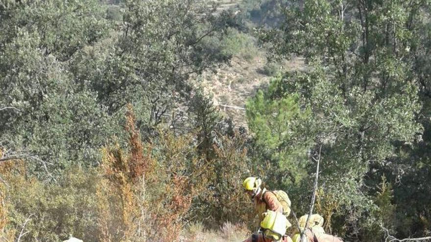 Controlado el fuego de Barbastro, que ha afectado a 8 hectáreas de matorral