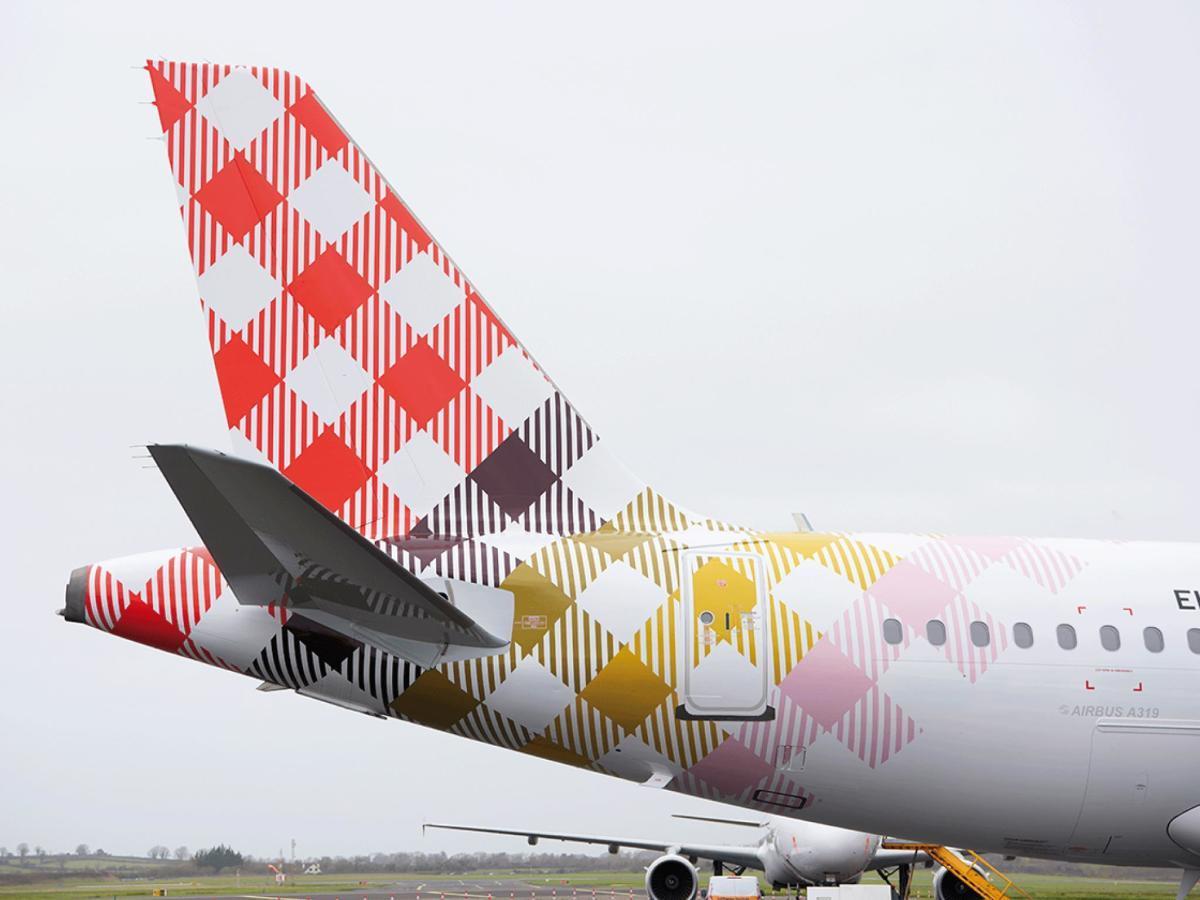 Una de las aeronaves de Volotea
