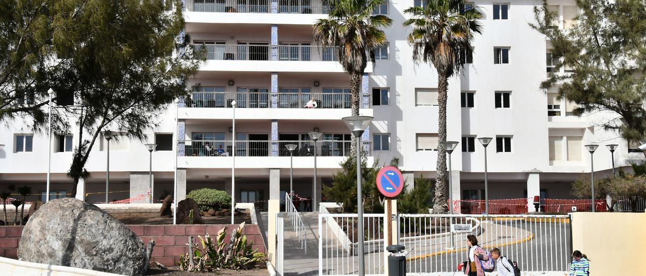 Fachada de la residencia sociosanitaria de Taliarte, en el municipio de Telde