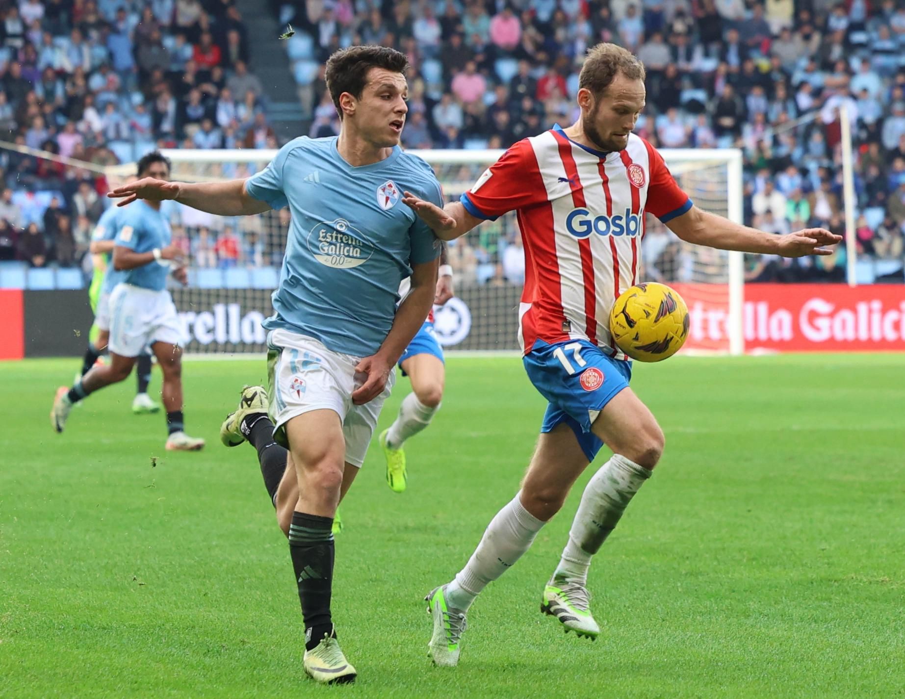 De la fiesta inicial a la decepción: las mejores imágenes del Celta-Girona