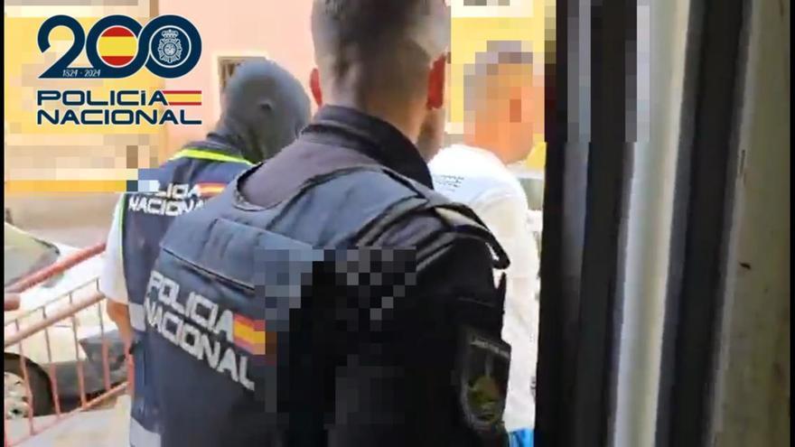 La Policía Nacional desmantela un punto de venta de droga en Zárate, en Las Palmas de Gran Canaria