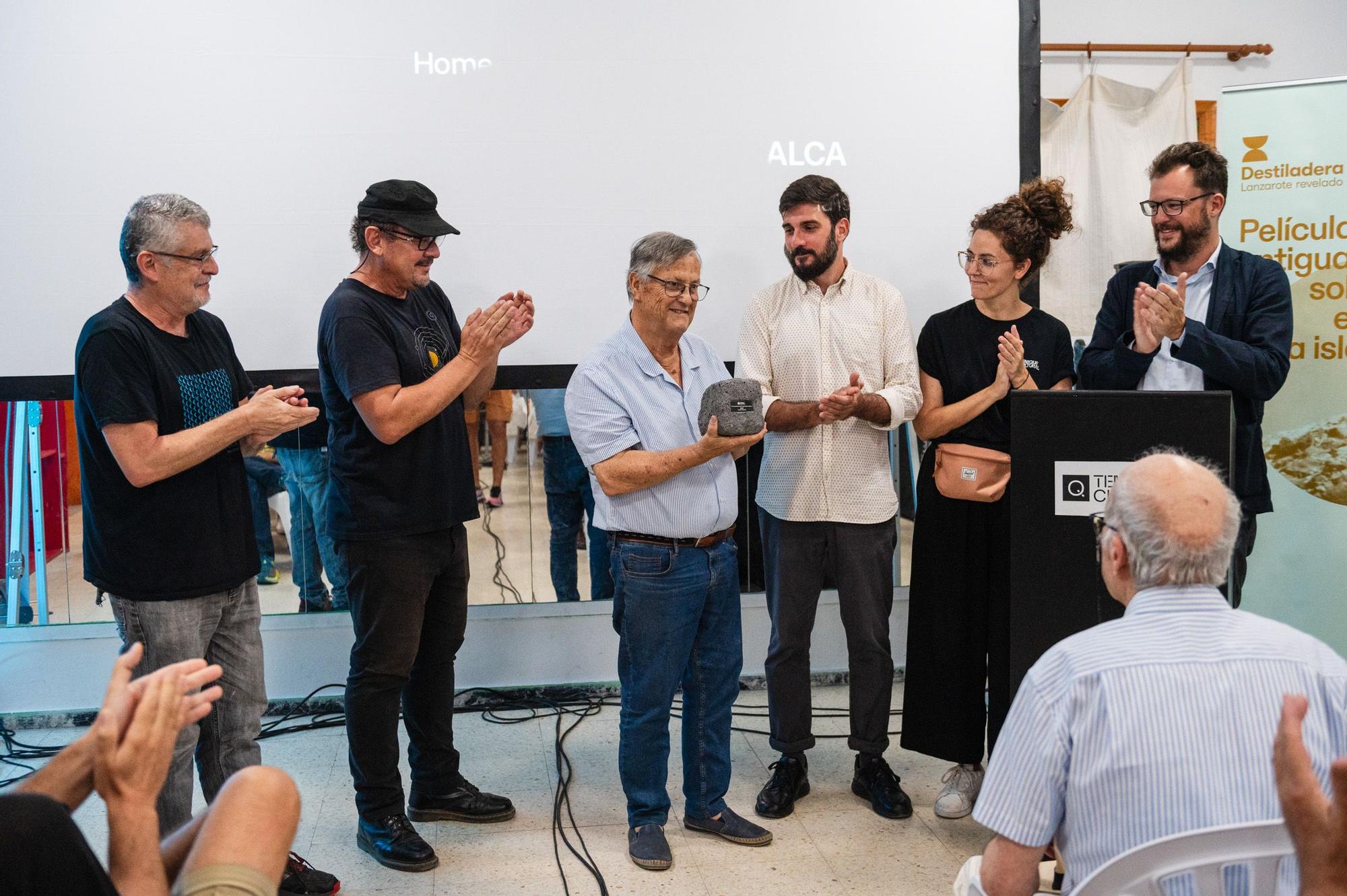 Homenaje de Tenique Cultural a la agrupación de cine 'amateur' de Lanzarote ALCA