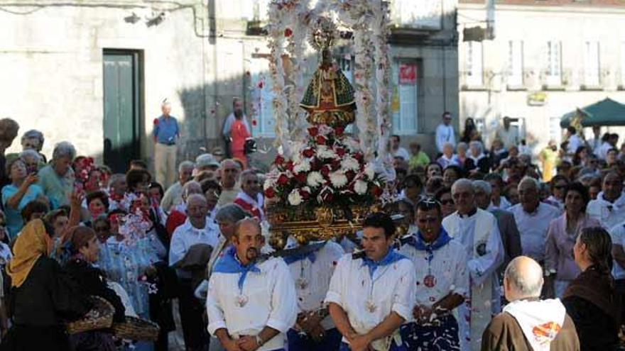 La Virxe de Guadalupe de Rianxo visita Santa María en su año Jubilar