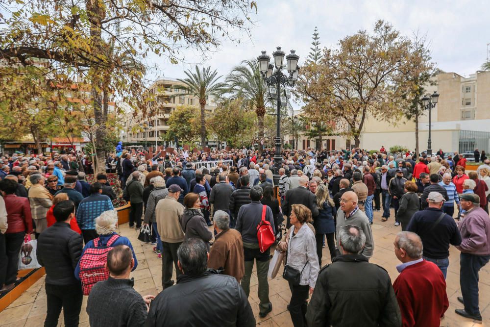 Manifestación en defensa de las pensiones públicas