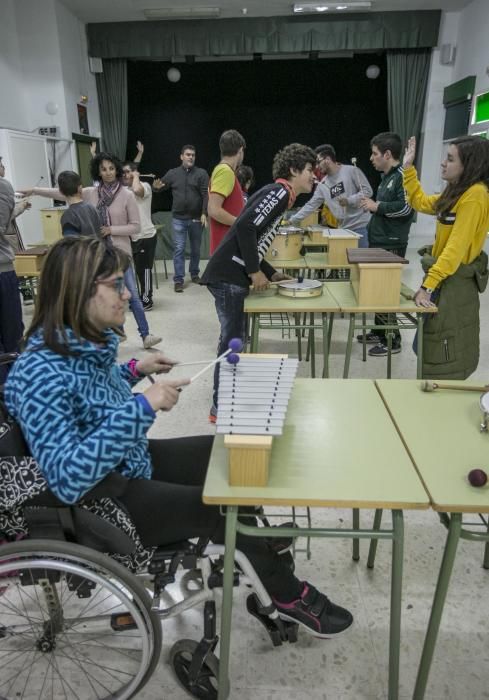 Alumnos con diversidad funcional en Severo Ochoa