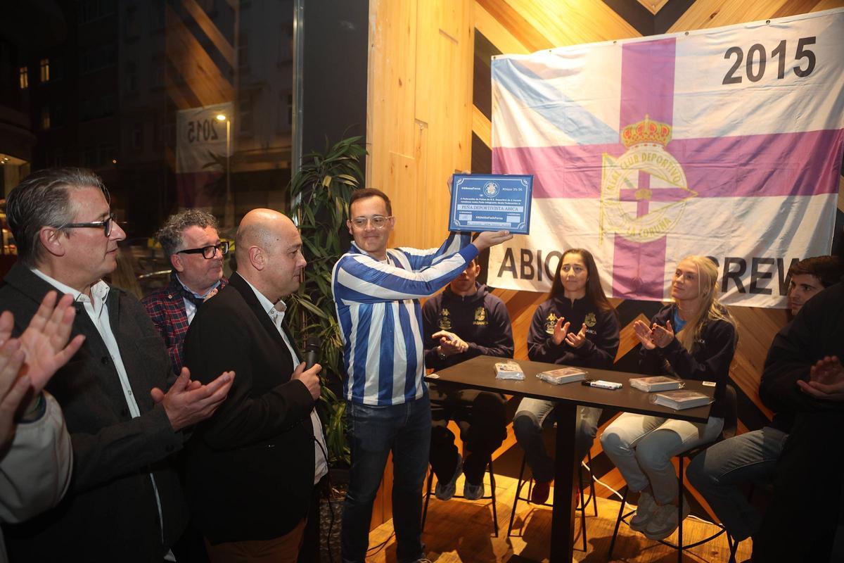 Inauguración de la peña deportivista A Bica