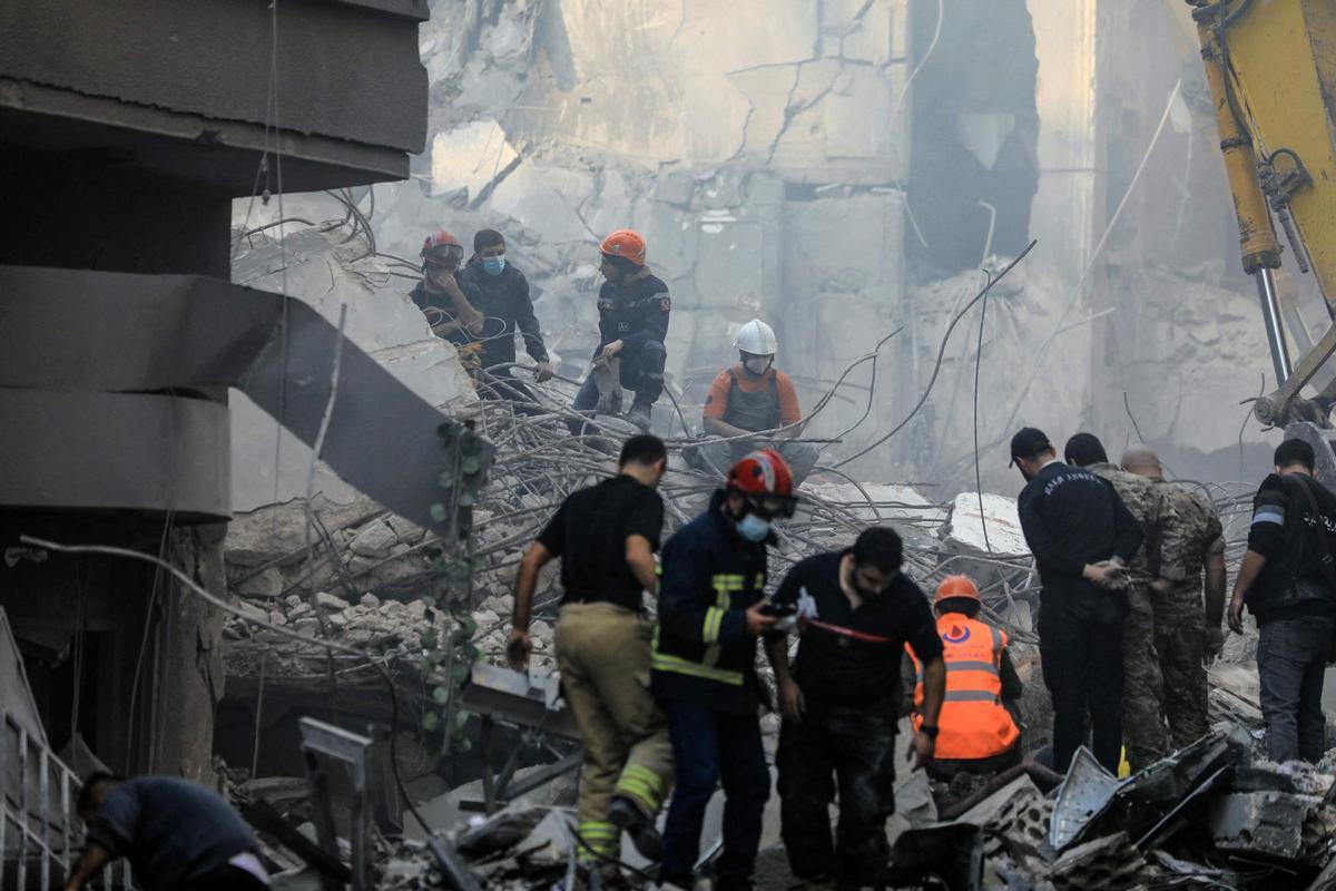 Israel dispara un misil contra un bloque de pisos en Beirut