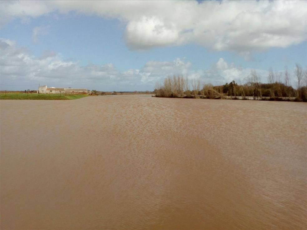 El temporal en Extremadura