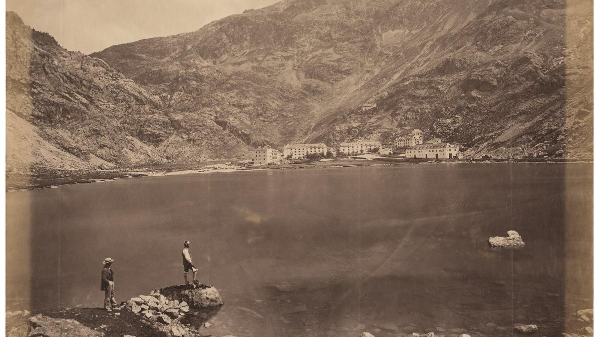 Panorámica del balneario, de autoría desconocida, en el año 1878.