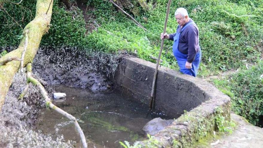 El lago para riego en fincas agrícolas quedó prácticamente sin capacidad. // Gonzalo Núñez