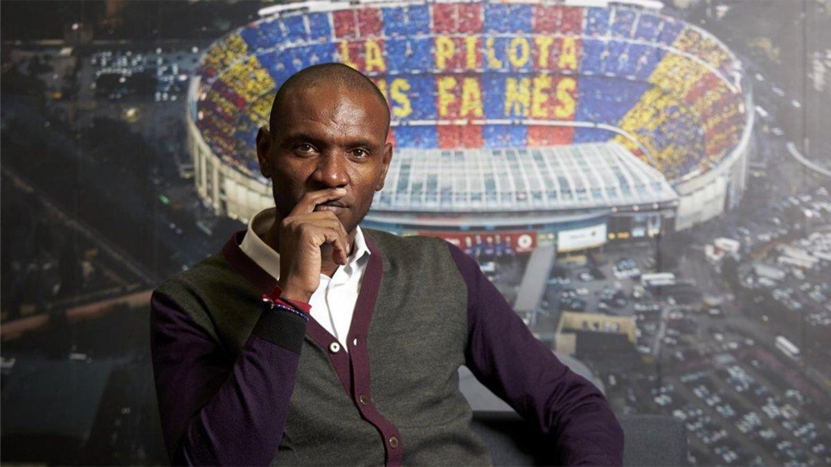 Eric Abidal, durante la entrevista concedida a SPORT