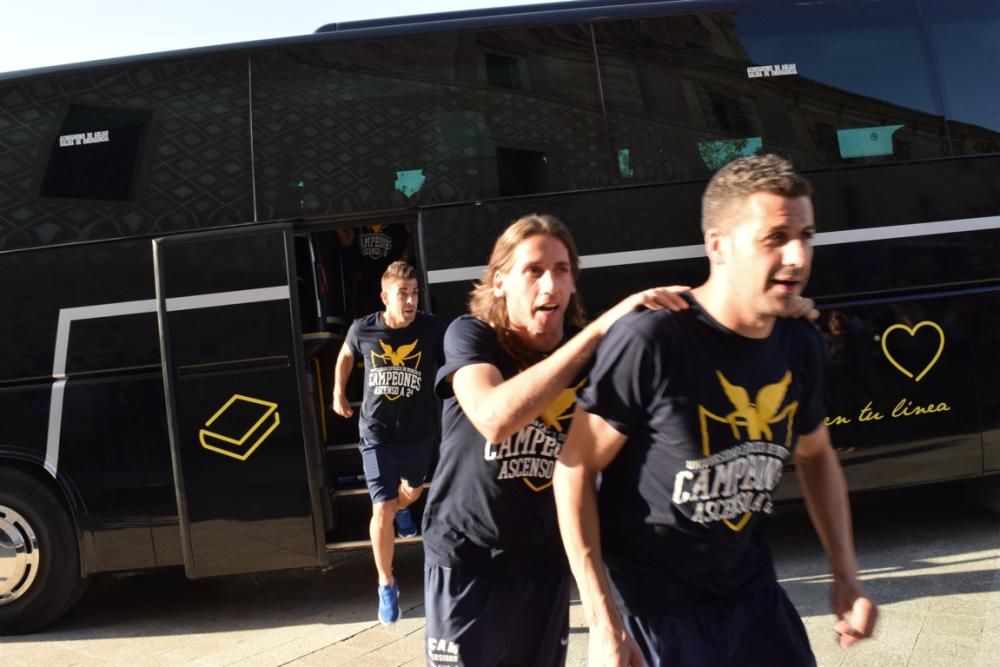 Celebración del ascenso a Segunda División A del UCAM