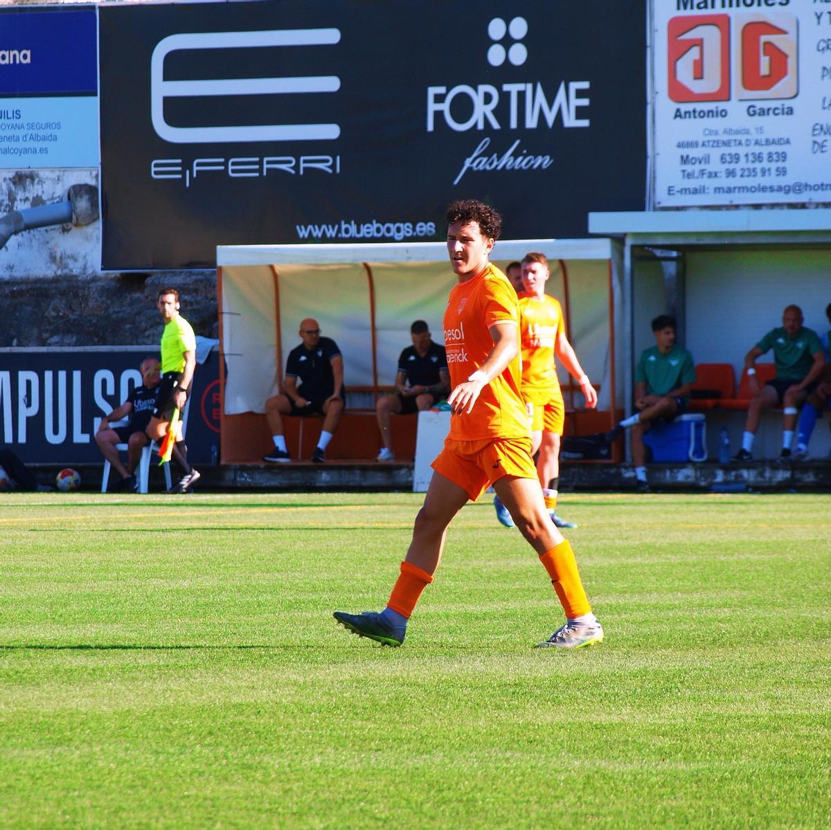 El Atzeneta d'Albaida en un partido esta temporada.